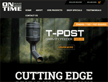 Tablet Screenshot of ontimefeeders.com